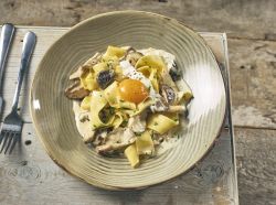 Terra Porcelain Grey Organic Coupe Bowl 26cm - Pack of 6