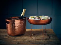 GenWare Copper Hammered Aluminium Platter 31cm