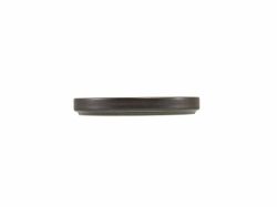 Terra Porcelain Black Low Presentation Plate 14cm - Pack of 12