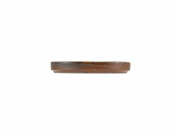 Terra Porcelain Rustic Copper Low Presentation Plate 14cm - Pack of 12