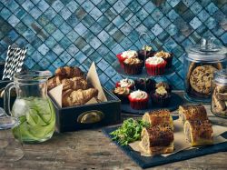 Genware Natural Slate Platter 32 X 26cm 1/2 GN - Pack of 6