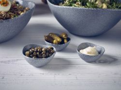 GenWare Melamine Grey Granite Triangular Ramekin 100ml/ 3.5oz - Pack of 24