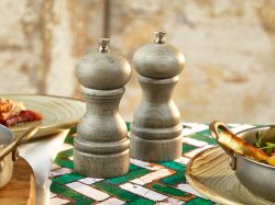 GenWare Grey Wood Salt/ Pepper Grinder 13cm - Pack of 6