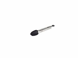 St/St Locking Tongs with Silicone Tip 23cm/ 9