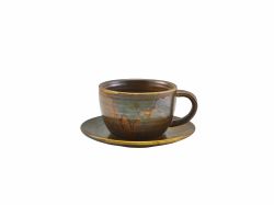 Terra Porcelain Rustic Copper Saucer 14.5cm - Pack of 6