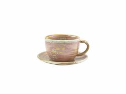 Terra Porcelain Rose Saucer 14.5cm - Pack of 6