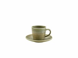 Terra Porcelain Matt Grey Saucer 11.5cm - Pack of 6