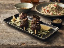 Terra Porcelain Black Narrow Rectangular Platter 31 x 14cm - Pack of 6