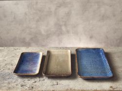Terra Porcelain Grey Narrow Rectangular Platter 31 x 14cm - Pack of 6