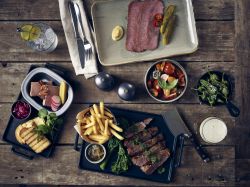 GenWare Cast Iron Rectangular Platter 28 x 20cm - Pack of 6