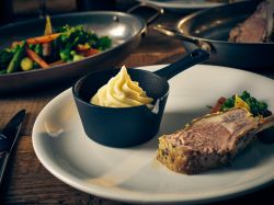 Mini Cast Iron Sauce Pan 9.7 x 4.5cm - Pack of 6