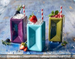 GenWare Blue Brick Tiki Mug 51cl/ 18oz - Pack of 4