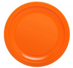Harfield Polycarbonate Narrow Rim Coloured Plates 17cm (10 Pack)