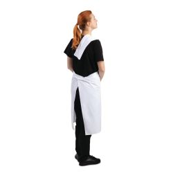 Whites Bistro Apron Polycotton White with Pocket