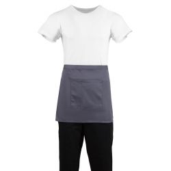 Whites Bistro Apron Polycotton Charcoal