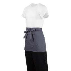 Whites Bistro Apron Polycotton Charcoal