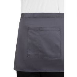Whites Bistro Apron Polycotton Charcoal