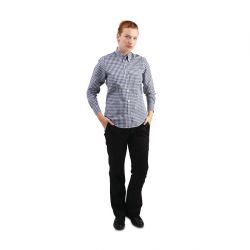 Chef Works Womens Gingham Shirt Black