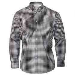 Chef Works Mens Gingham Shirt Black