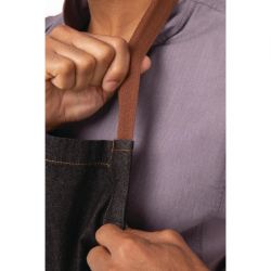Chef Works Urban Memphis Wide Bib Apron Black