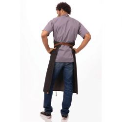 Chef Works Urban Memphis Wide Bib Apron Black