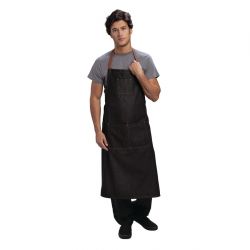 Chef Works Urban Memphis Wide Bib Apron Black