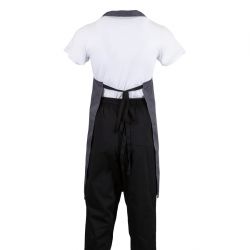 Whites Polycotton Bib Apron Charcoal