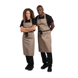 Whites Bib Apron Polycotton Tan