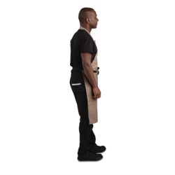 Whites Bib Apron Polycotton Tan