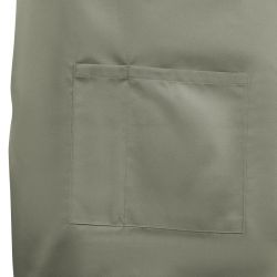 Whites Bistro Apron Polycotton Olive with Pocket