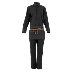 Chef Works Urban Memphis Waist Apron Black