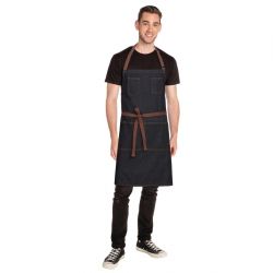 Chef Works Urban Memphis Bib Apron Black