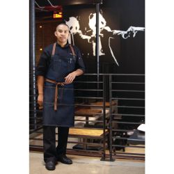 Chef Works Urban Memphis Bib Apron Indigo
