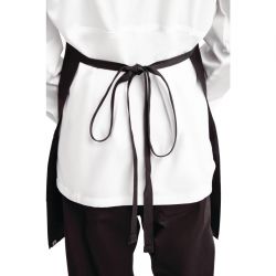 Chef Works Two Patch Pocket Bib Apron Black