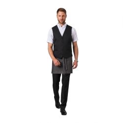 Brook Taverner Mens Mercury Black Waistcoat