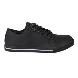 Slipbuster Microfibre Safety Trainers Matte Black