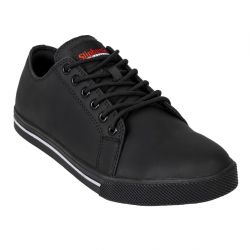 Slipbuster Microfibre Safety Trainers Matte Black