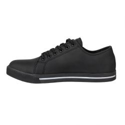 Slipbuster Microfibre Safety Trainers Matte Black