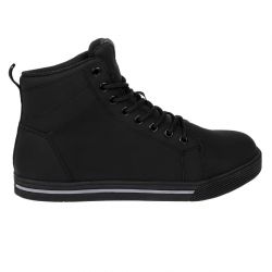 Slipbuster Microfibre Safety Hi Top Boots Matte Black