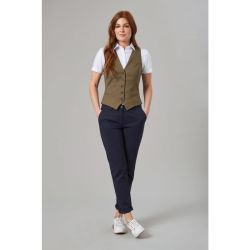 Brook Taverner Womens Houston Slim Leg Chinos Navy