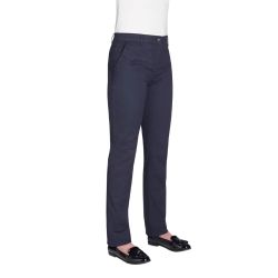 Brook Taverner Womens Houston Slim Leg Chinos Navy