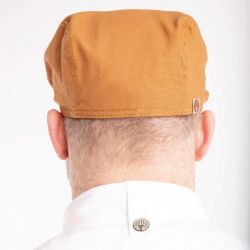 Chef Works Urban Rockford Pigment Dye Canvas Flat Cap Nutmeg