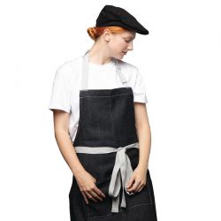 Chef Works Urban Rockford Pigment Dye Canvas Flat Cap Steel Grey