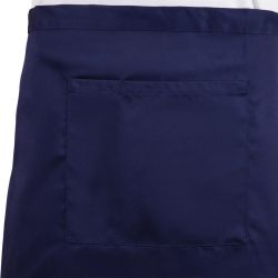 Whites Short Bistro Apron Navy Blue