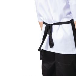 Nisbets Essentials Bib Apron Polycotton Black (2 pack)