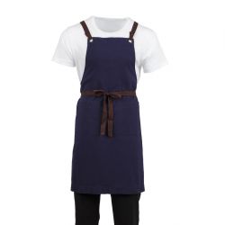 Southside Cotton Canvas Bib Apron Navy