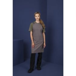 Southside Cotton Canvas Bib Apron Washed Grey