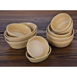 Olympia Stoneware Round Pie Bowls 156mm (6 pack)
