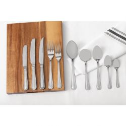 Olympia Bead Solid Handle Dessert Knife (12 pack)