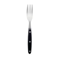 Olympia Steak Forks Black Handle (12 Pack)